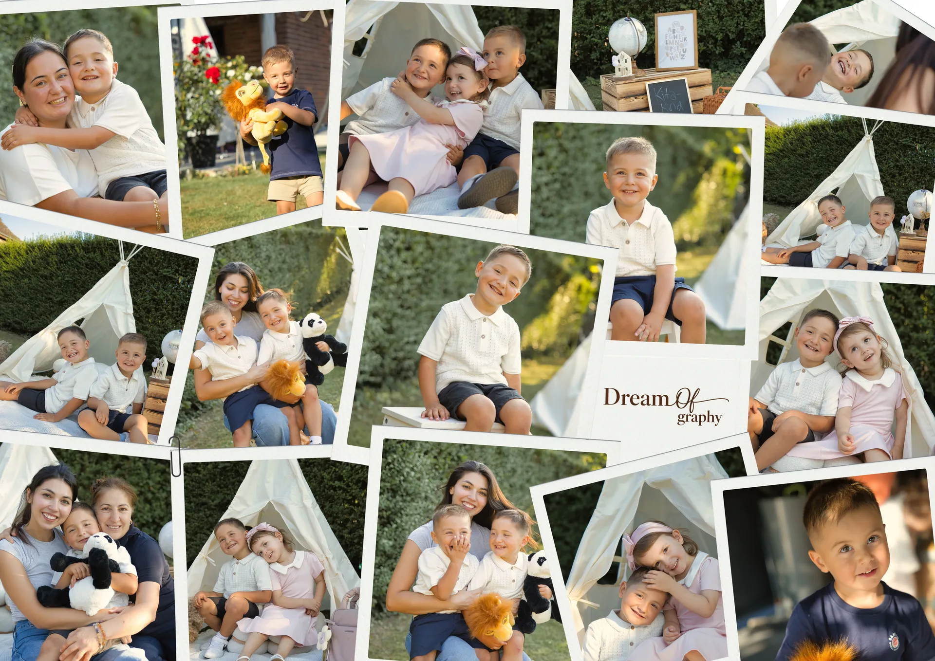 Familienshooting in Neukirchen-Vluyn im Garten