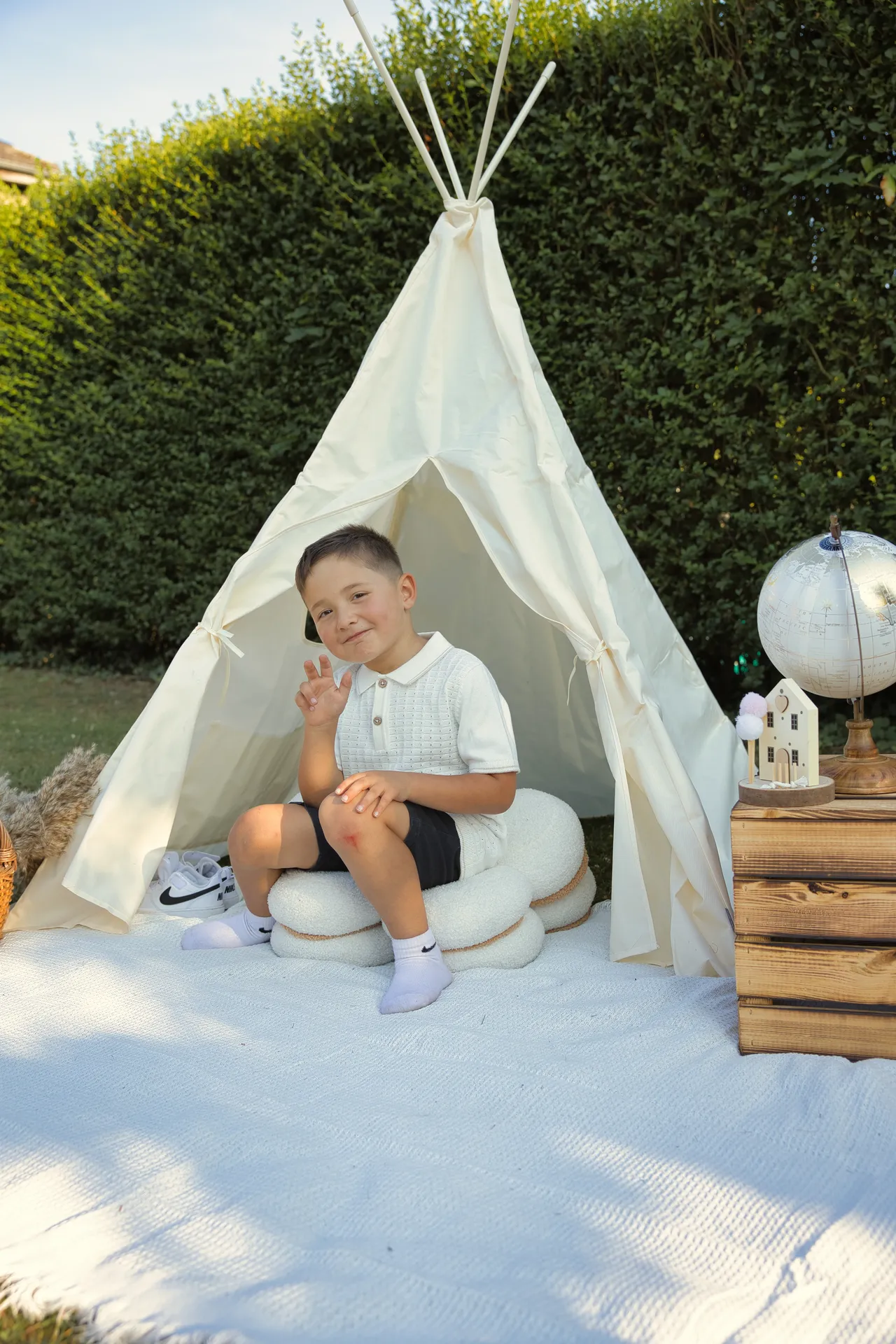 Das fertige Setup im Garten von Neukirchen-Vluyn