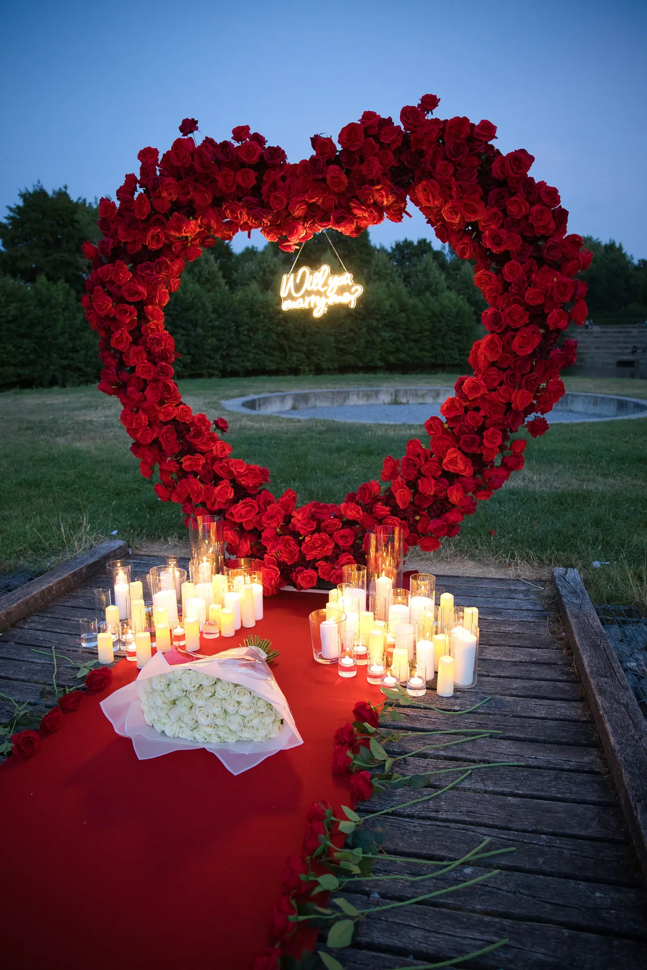 Der romantische Herzbogen von Dreamlight Event in Olfen