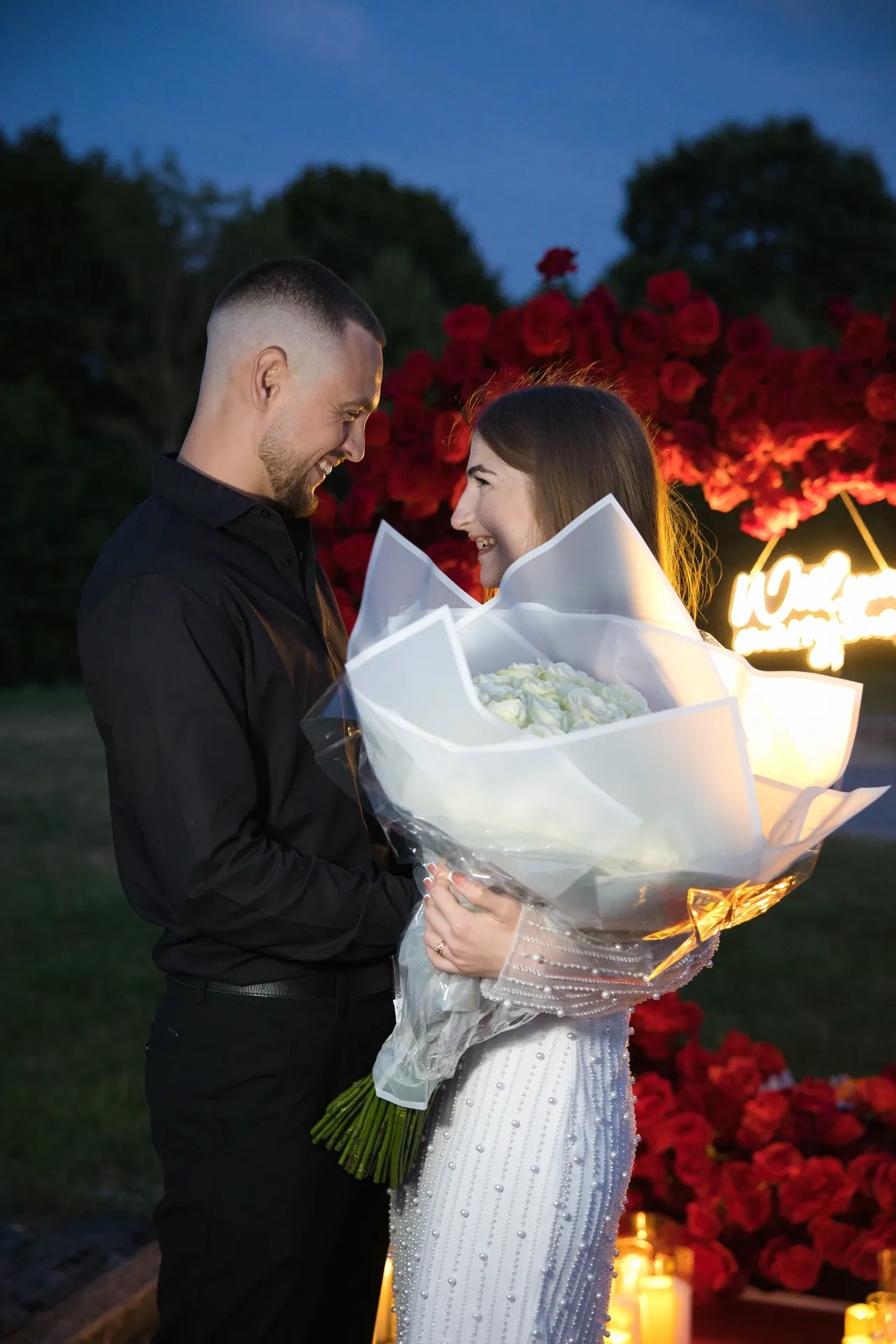 Detailaufnahme Heiratsantrag